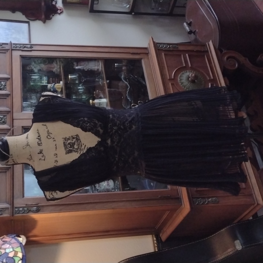 Seductive wear black negligee size small!